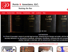 Tablet Screenshot of perrielaw.com